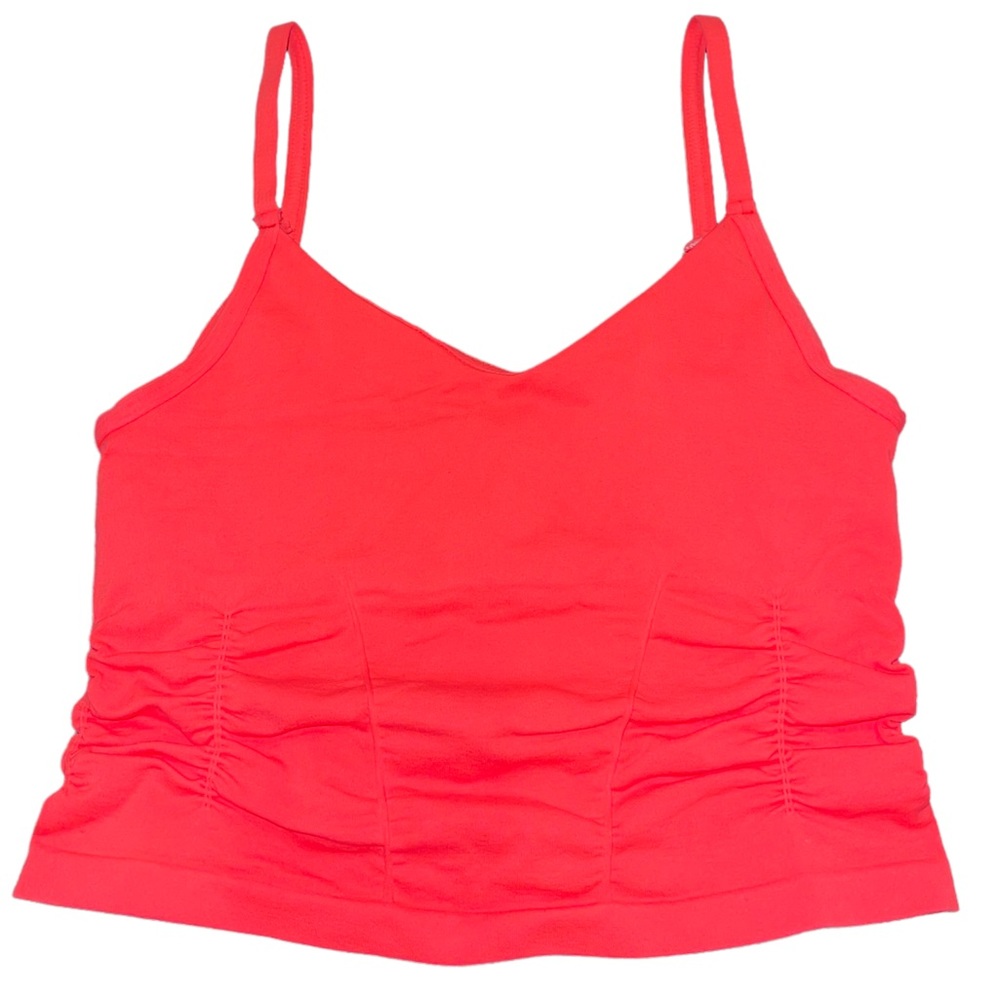 Free People Movement Good Karma Ruched Crop Tank Size XS/S NEW - Picture 4 of 8